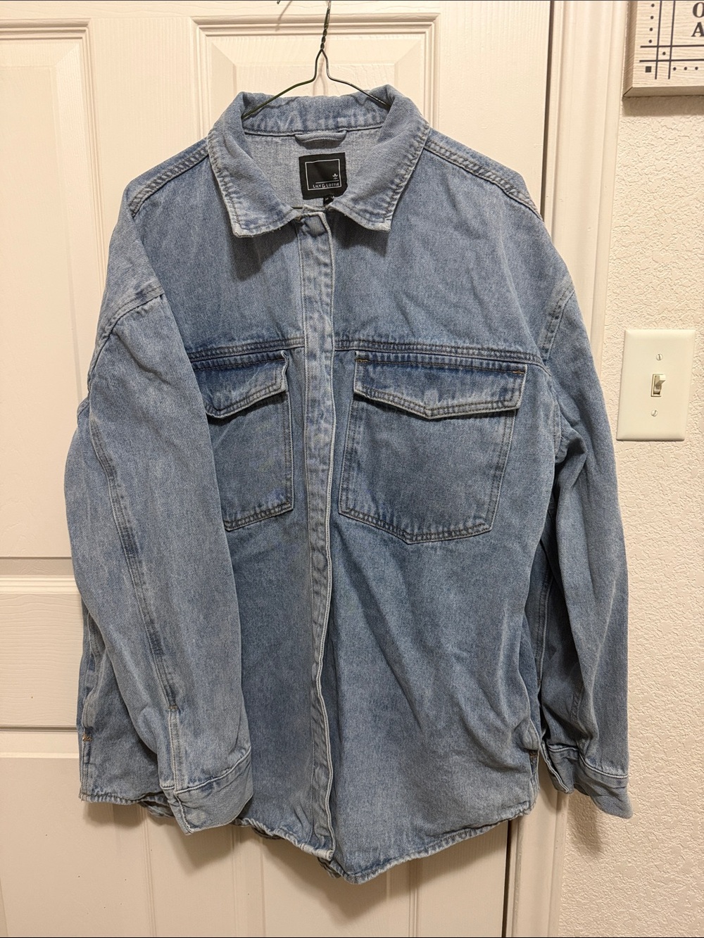 Light Blue Denim Jean Jacket